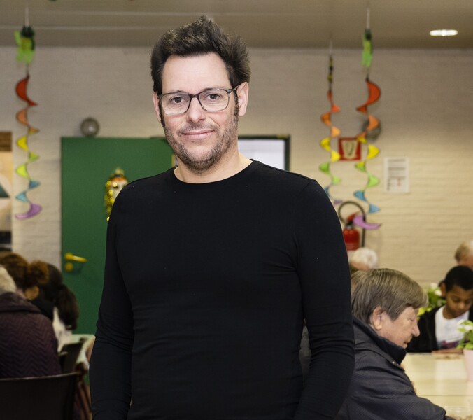 Meester Kurt ging met het lespakket van Samana over chronisch ziek zijn aan de slag.