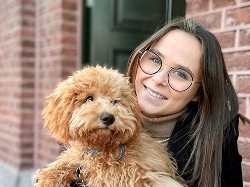 Alinoë Remacle, studente rechten en hoofdleidster Chiro Bret