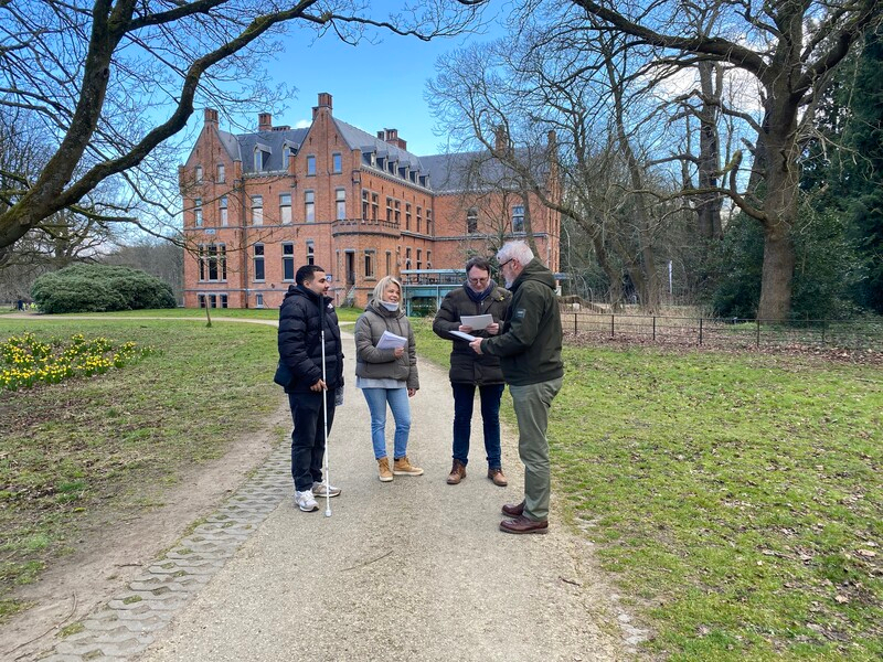 wandeling inclusief slechtzienden kasteel