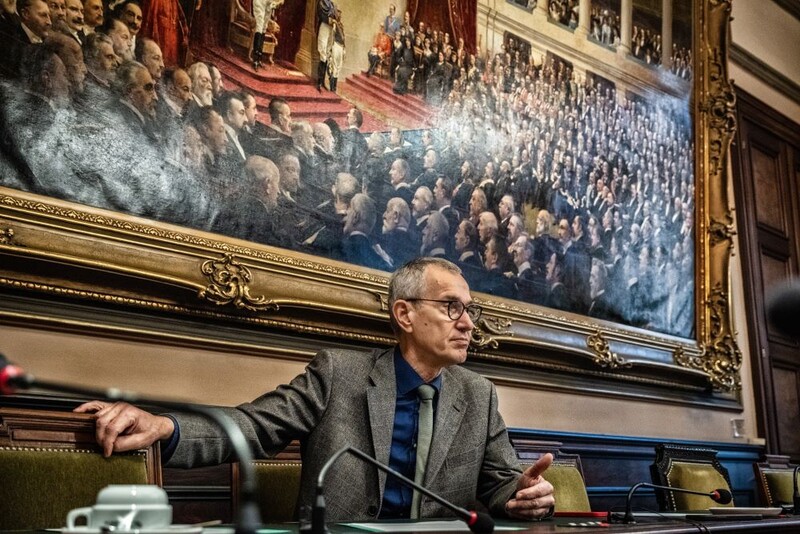 Minister van Volksgezondheid en Sociale Zaken  Frank Vandenbroucke (Vooruit)