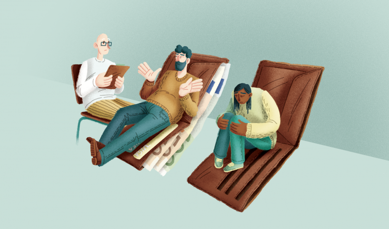 Illustratie psychotherapie