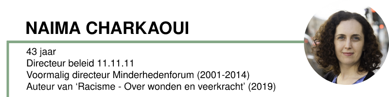 BIO van Naima Charkaoui