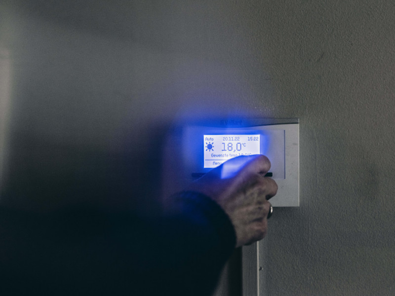 Thermostaat op 18 graden ondanks vrieskou