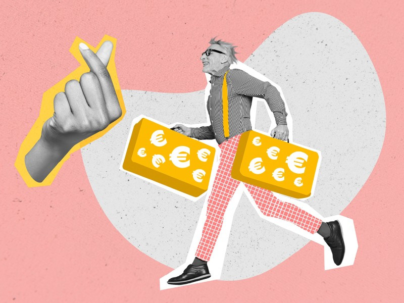 Illustratie snel rijk