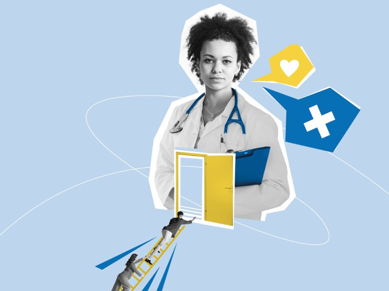 Illustratie over toegang tot gezondheidszorg door verhoogde tegemoetkoming