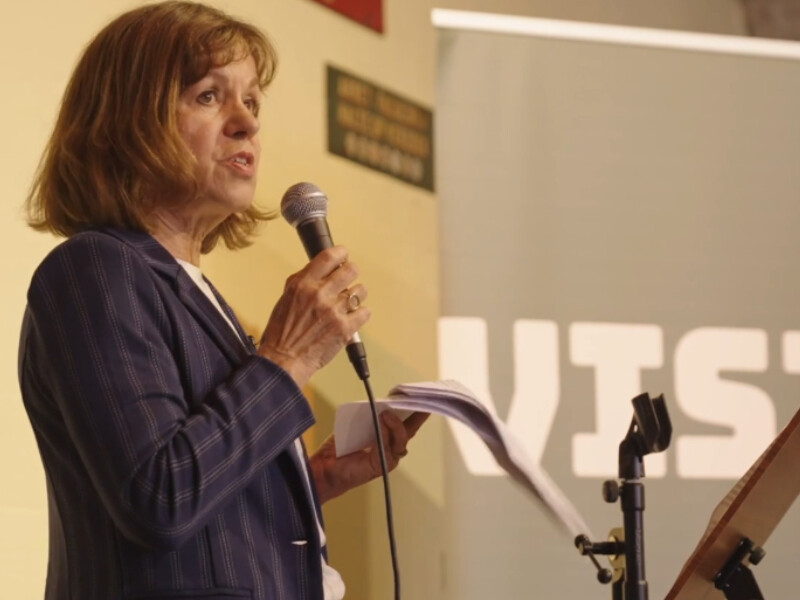 Lia Van Beckhoven journalist VK correspondent Visie lezing