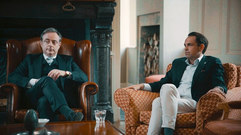 Bart De Wever en Tom Van Grieken in Het Conclaaf VTM