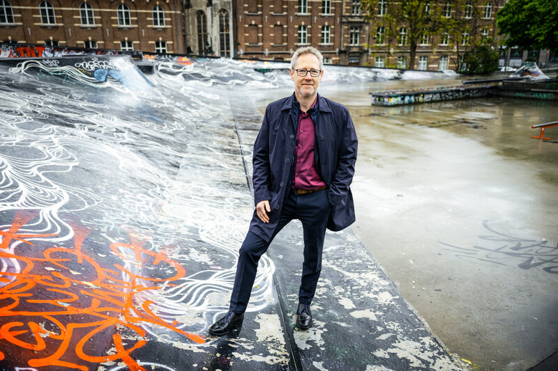 Peter Wouters in skatepark